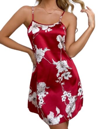 Vestido pijama seda