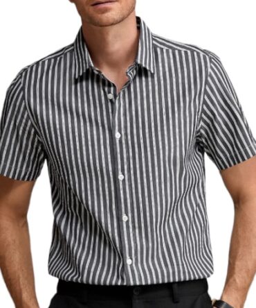 Camisa rayas gris