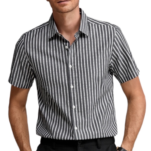 Camisa rayas gris