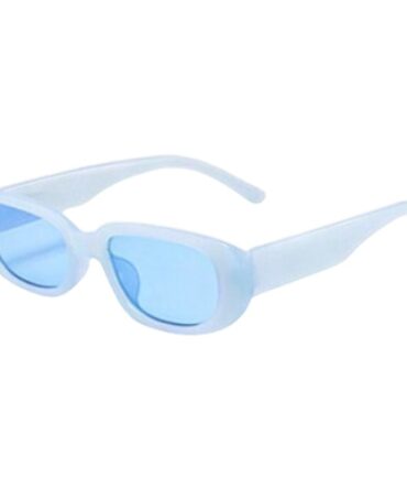 Lentes Montura Azul Claro Cristal Azul