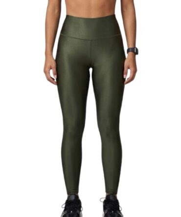 Lycra deportiva larga verde militar