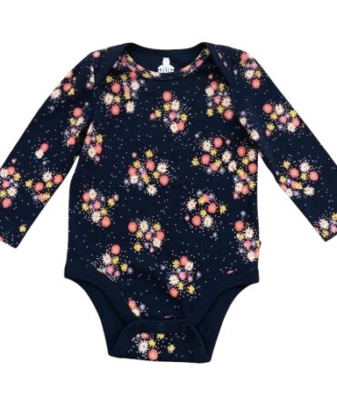 Body Manga Larga Estampado