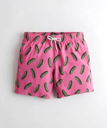 Short Playero Estampado Hollister