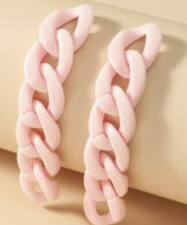 Zarcillos Rosa de Eslabon