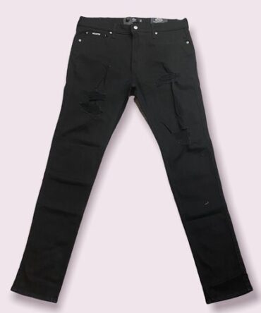 Jean Hollister No Fade Stacked Skinny Negro Roto
