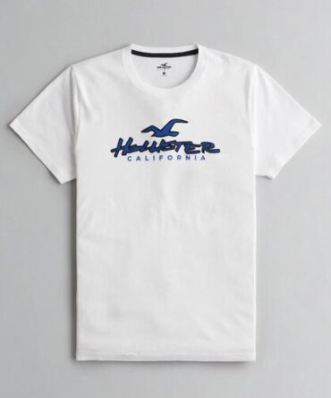 Franela Hollister Blanca