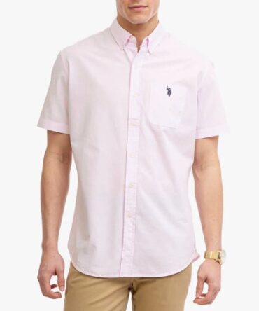Camisa Polo Rosa #22