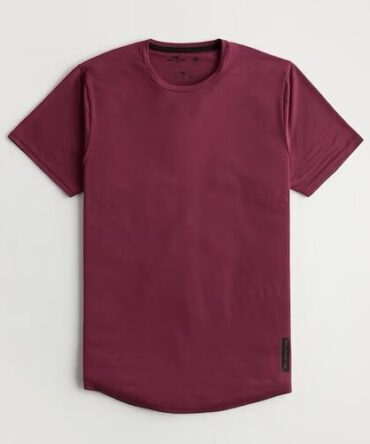 Franela Hollister sport curved vino #1
