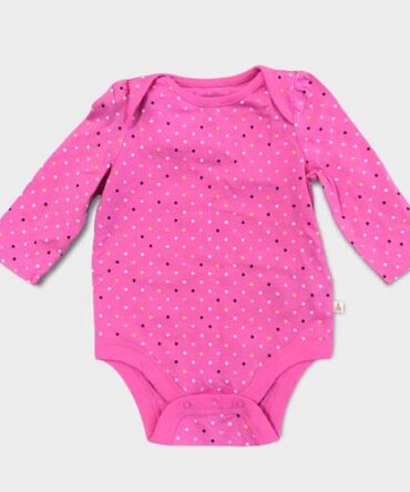 Body Manga Larga Rosa