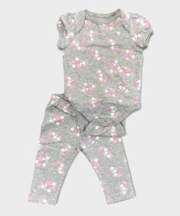 Conjunto Gris Estampado