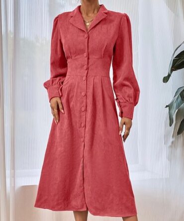 Vestido de Pana Ladrillo