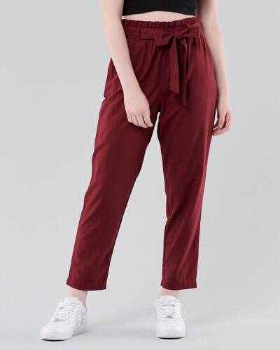 Pantalón Vinotinto Hollister #AB036