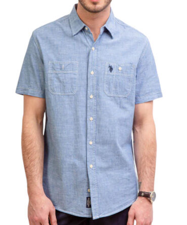 Camisa Polo Azul