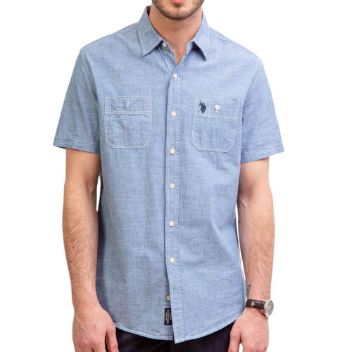 Camisa Polo Azul