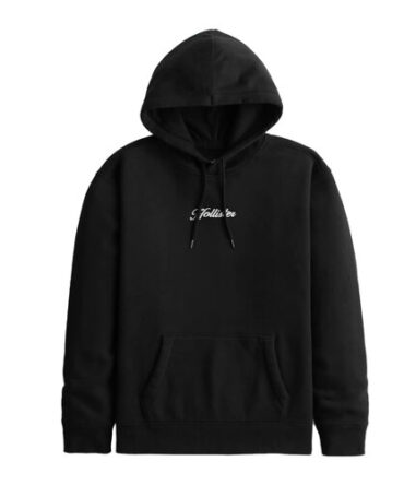 Hoodie Negro Hollister