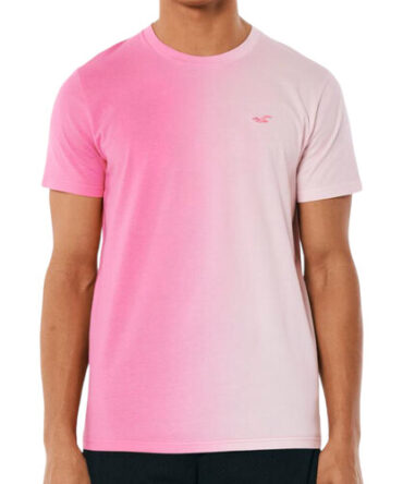 Franela Hollister degrade Fucsia
