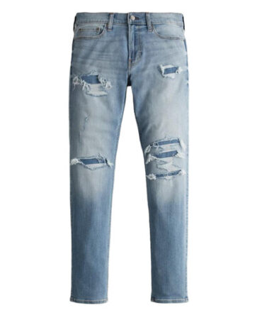 Jean Hollister Advanced Stretch Skinny Azul Medio Roto