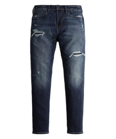 Jean Hollister Athletic Skinny Azul Oscuro Roto