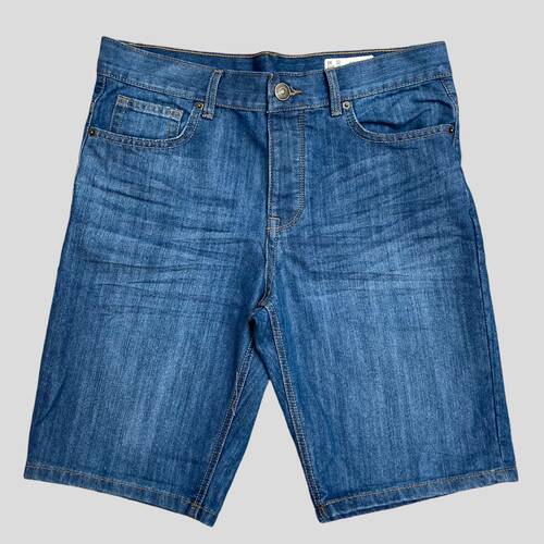 Bermuda De Jean Botones Denim Co