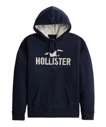 Hoodie Hollister Azul Marino