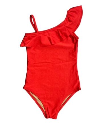 Traje de Baño Niña Rojo