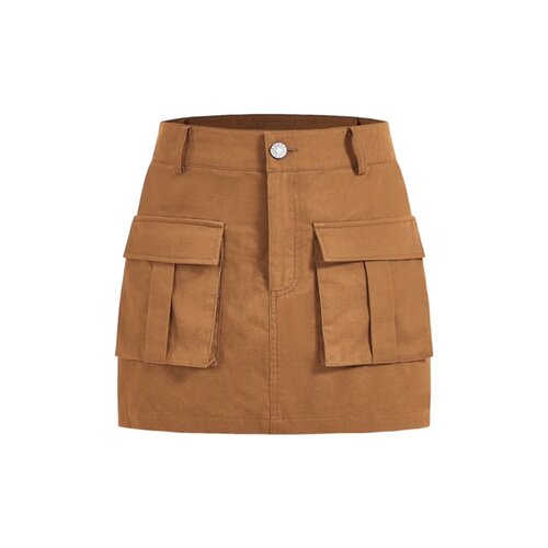 Falda Cargo Caqui