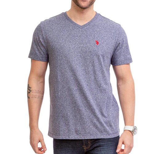 Franela Polo Gris