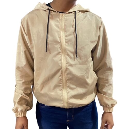 Chaqueta Beige Corta Viento de Caballero