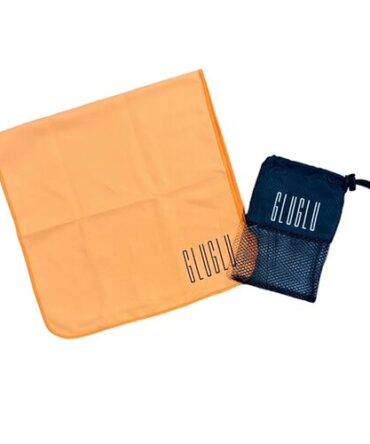 Toalla de Microfibra Naranja Playera Grande