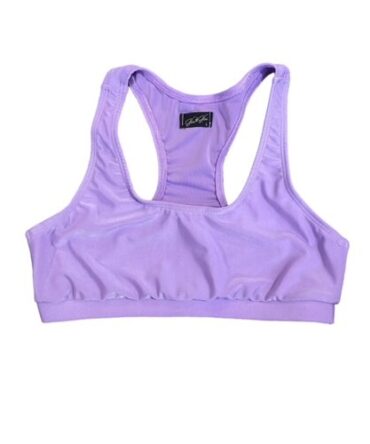 Top deportivo liso lila