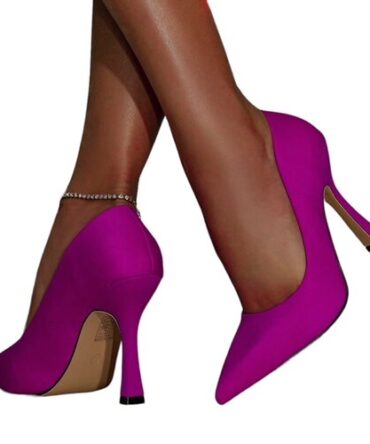 Zapatos de Tacon Fucsia