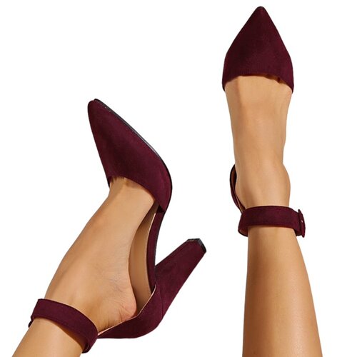 Zapatos de Tacon Vino