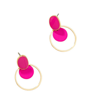 Zarcillos Fucsia