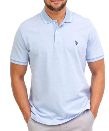Chemise Polo Azul