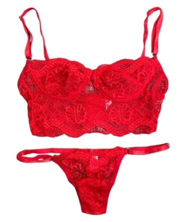 Conjunto Rojo Intimo