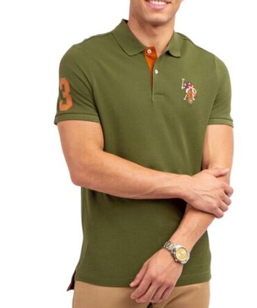 Chemise Polo Verde