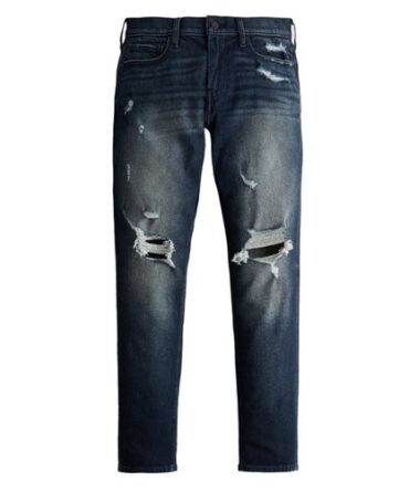 Jean Hollister Epic Flex Athletic Skinny Azul Oscuro Roto