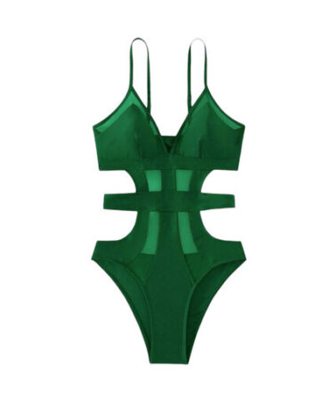 Traje de Baño Verde Entero