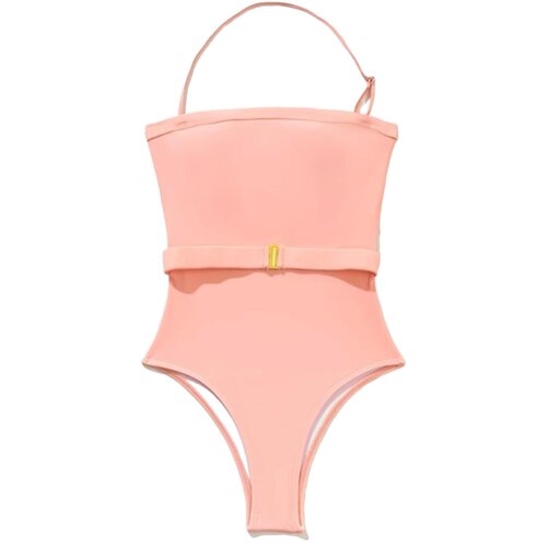 Traje de baño entero rosa
