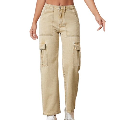 Jean cargo Beige