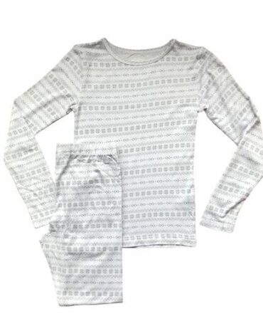 Pijama Blanca Estampada #MK068