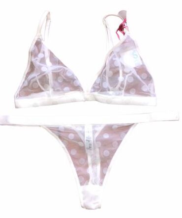 Conjunto Bralette Crema #D392