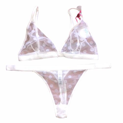 Conjunto Bralette Crema #D392