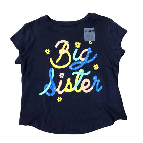 Franela De Bebe Negra Estampada
