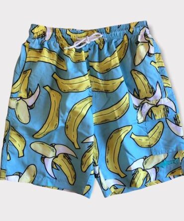 Short Playero Estampado Bananas