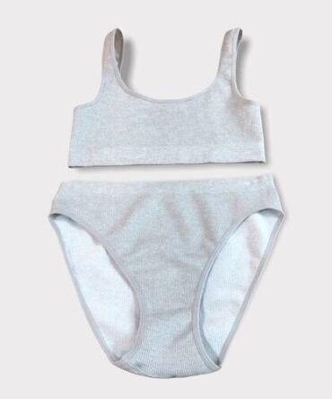 Conjunto Lenceria Gris