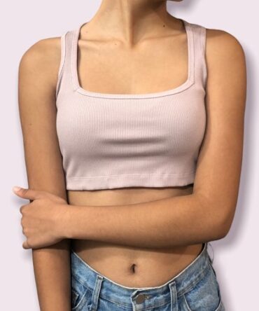 Top Acanalado RR Nude