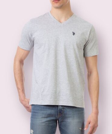 Franela Polo Gris
