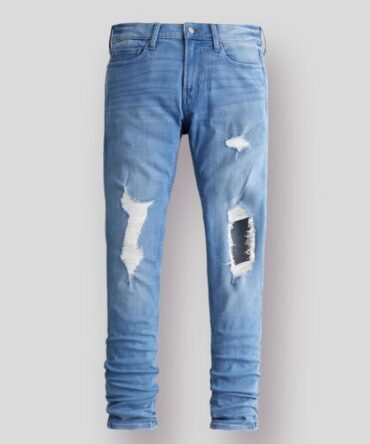 Jean Hollister Advanced Stretch Stacked Skinny Azul Medio Roto