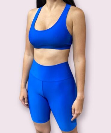 Conjunto deportivo biker azul rey